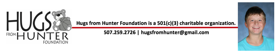 Hugs from Hunter Foundation